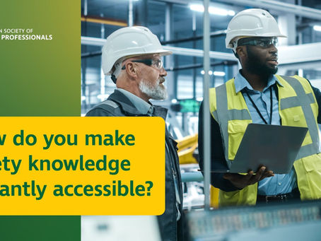 How do you make safety knowledge instantly accessible?