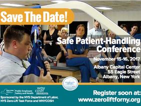 2017 New York State Safe Patient Handling Conference, Albany, NY - November 15-16, 2017