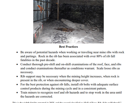 MSHA February 22, 2025 Fatality - Fatality Alert