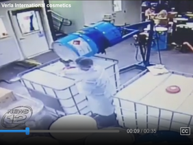 Video of Workplace Fire in NY