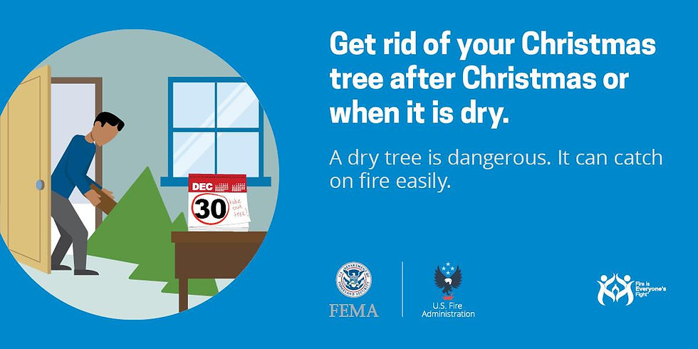 Post-Holiday Clean: Fire Safety Reminder