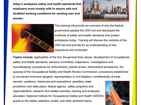 OSHA 101 Training