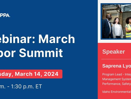 VPPPA March Labor Summit Webinar - March 14th