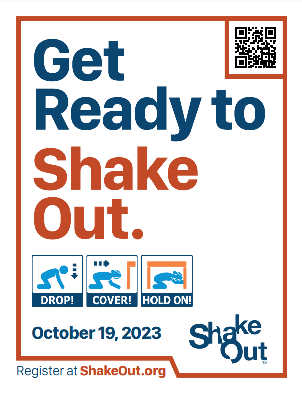 Great ShakeOut Earthquake Drill