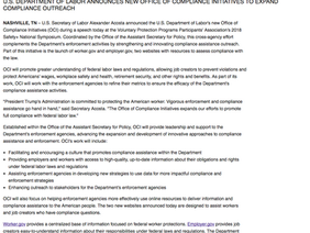 Strengthening Compliance Assistance