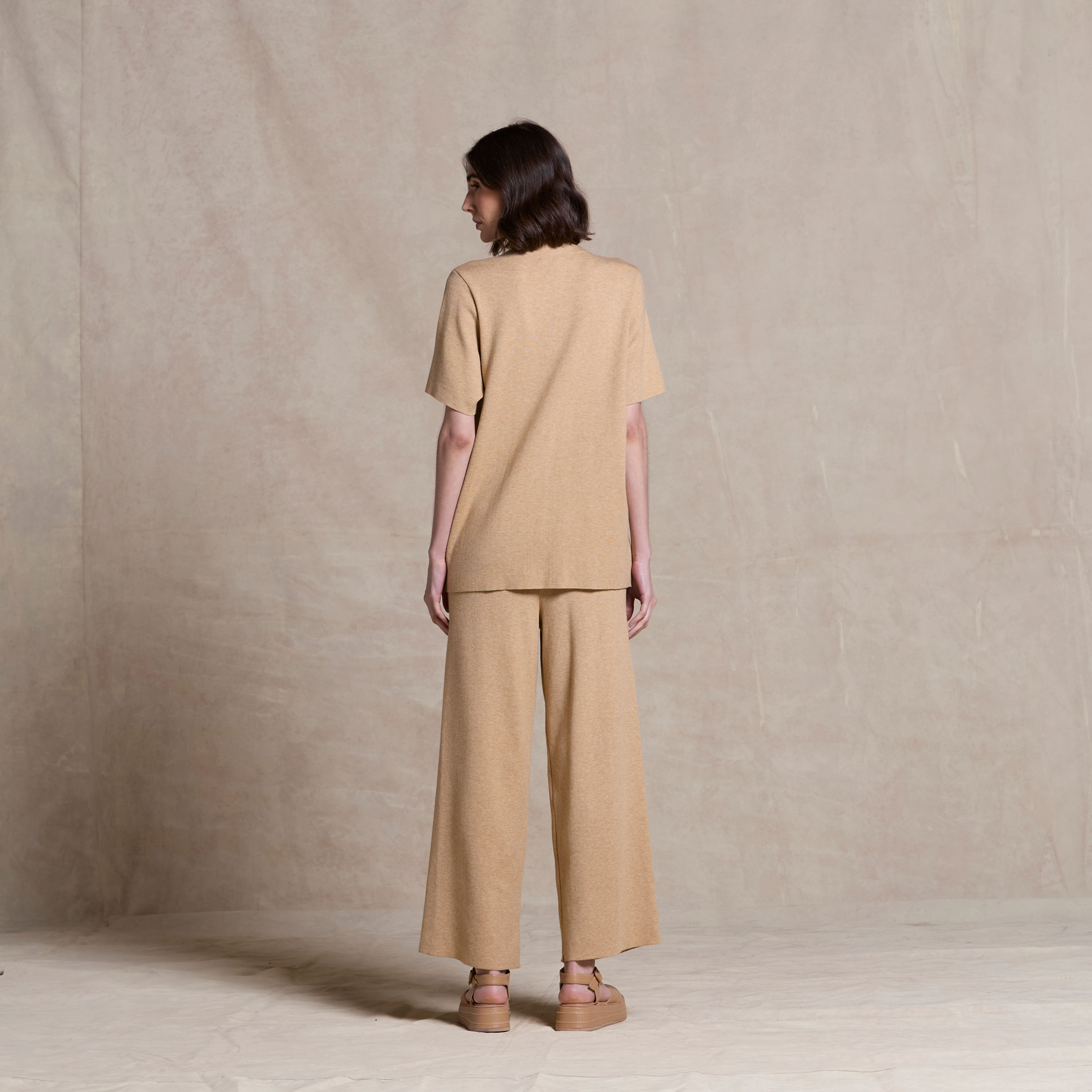 Blusa Botão Couro Tricot Missinclof