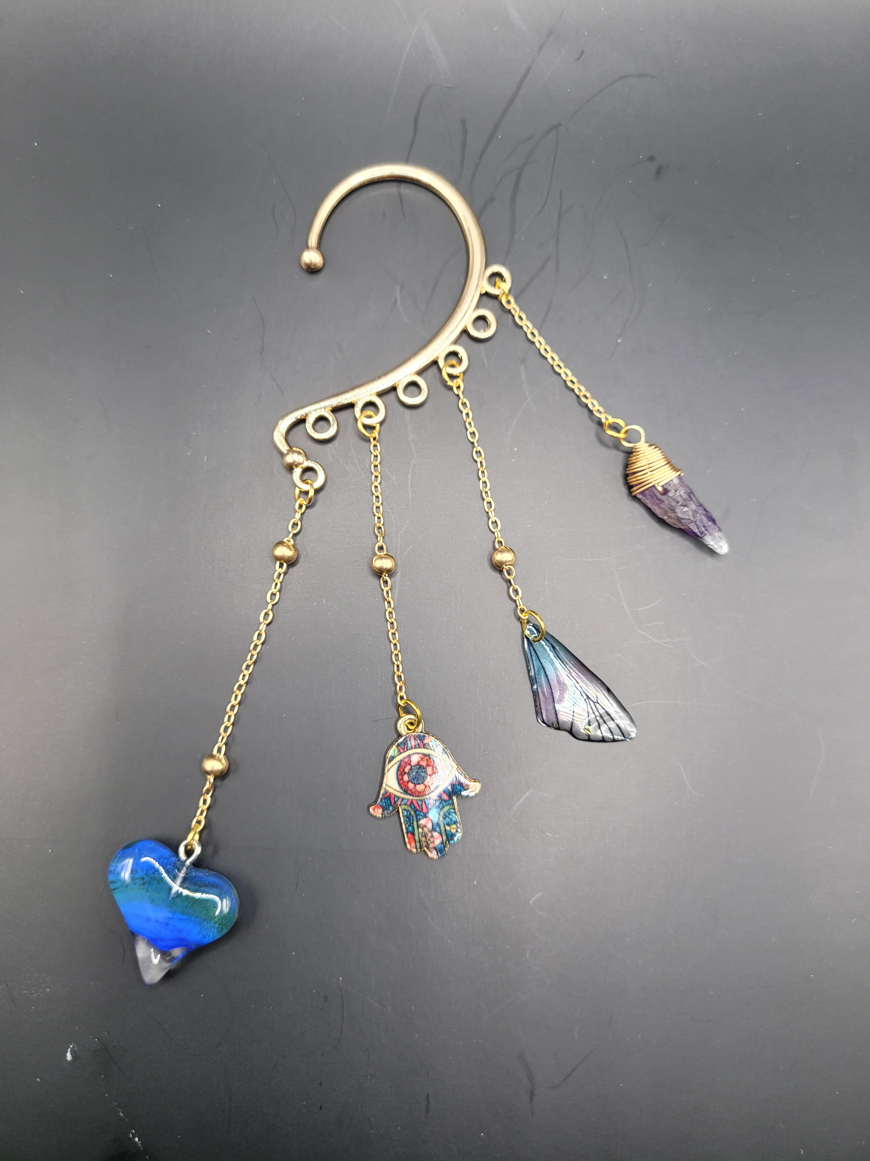 Dreamward Amethyst Ear Cuff