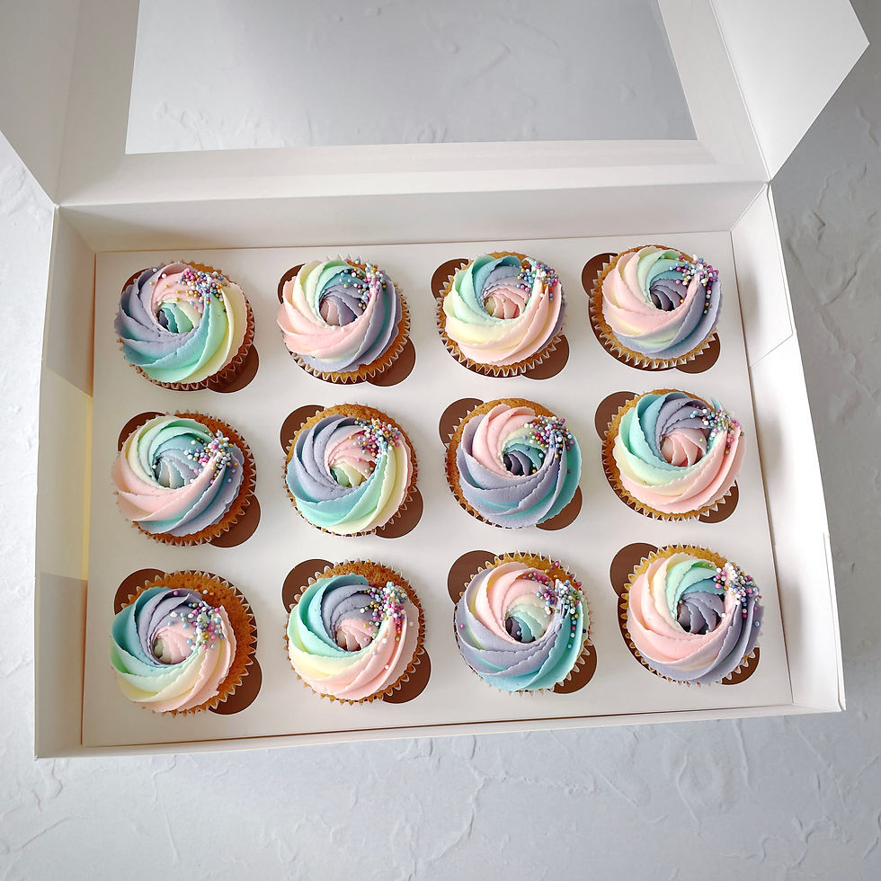 Rainbow Cupcakes - £3.50
