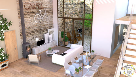 Grange transformé en maison