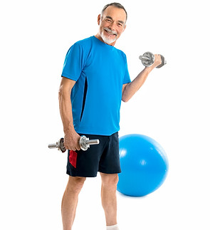 Exercising Man