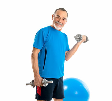 Exercising Man