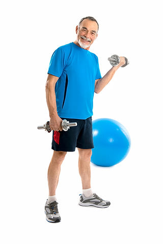 Exercising Man