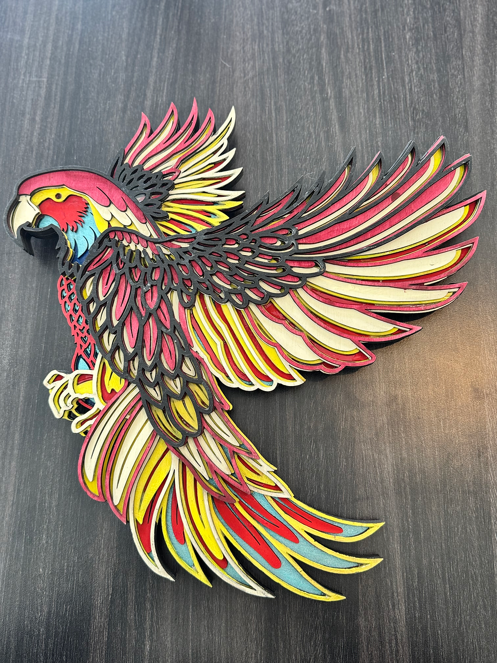Parrot Flying 3D