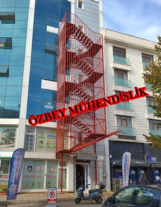 MAKARALI Z TİPİ YANGIN MERDİVENİ İSTANBUL DWG