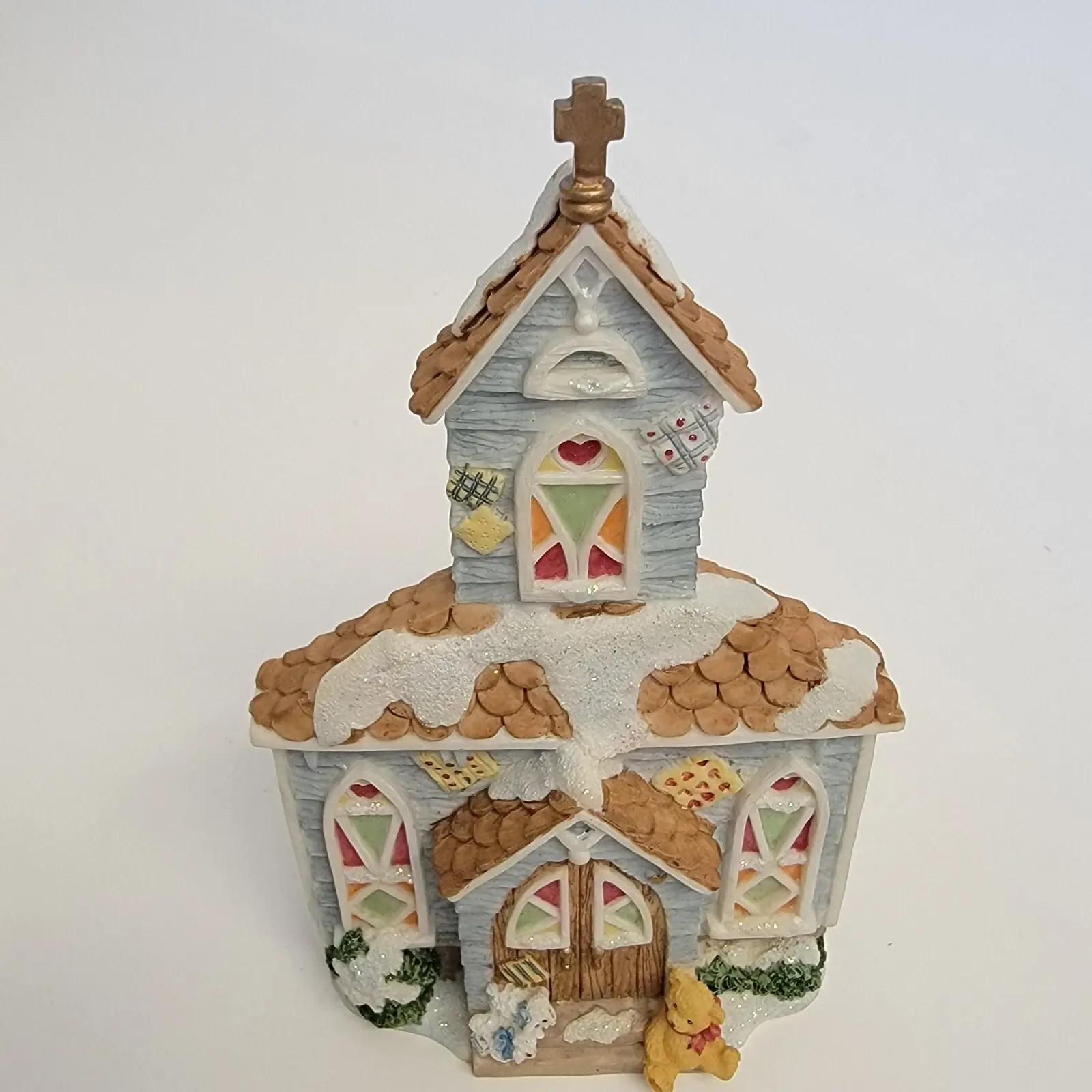 Cherished Teddies Neighborhood WINTER CHURCH BUILDING #352675