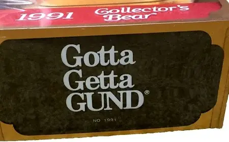 Thumbnail: Gund GUNDY Boxed Bear  1991 Collector's Bear