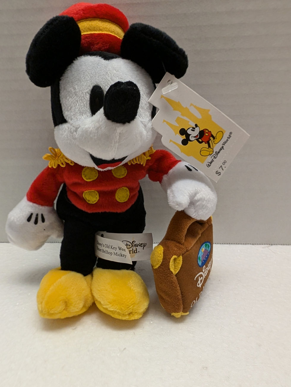 Thumbnail: Disney Bean Bag Mini Old Key West Resort Bellhop Mickey 9.5 122-14561