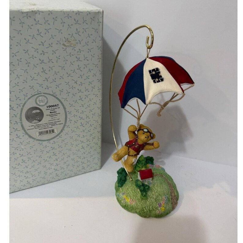 Thumbnail: Cherished Teddies Rusty Take A Leap Of Faith 100057