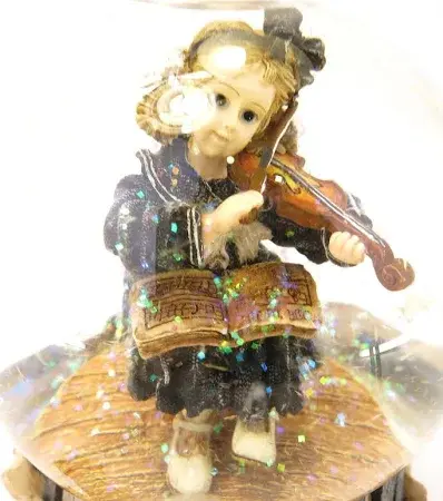 Thumbnail: Boyds Waterglobe Dollstone Lindsey with Louis The Recital 272020