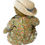 Thumbnail: Boyds Bear Plush Heather & Tristan Flowered dress straw hat  82539