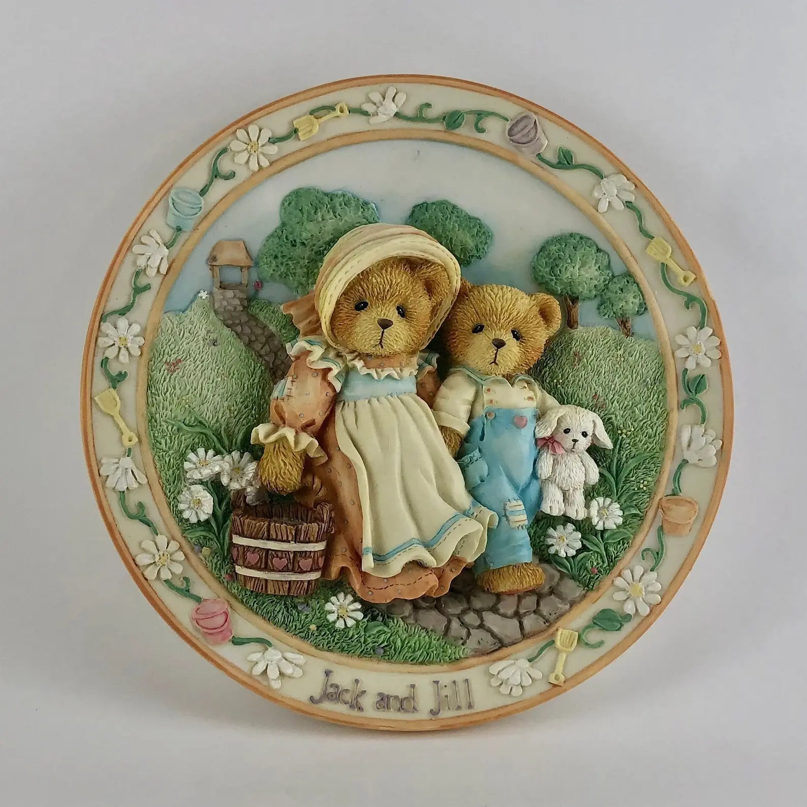Cherished Teddies Jack And Jill Collector Plate 114901