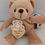 Thumbnail: Cherished Teddies Bear Tug a Heart Teddies 790702 Teddy w. Block