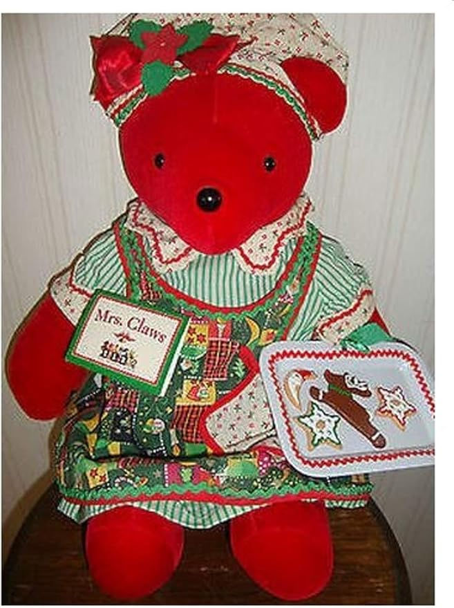 Thumbnail: North American Bear VIB 20"  VIB Xmas Mrs Claws #3066 Christmas Edition