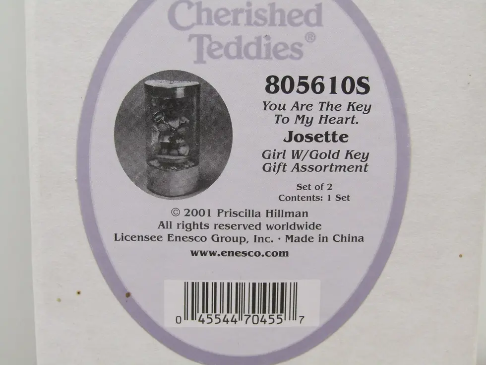 Thumbnail: Cherished Teddies JOSETTE. You Are The Key To My Heart 805610
