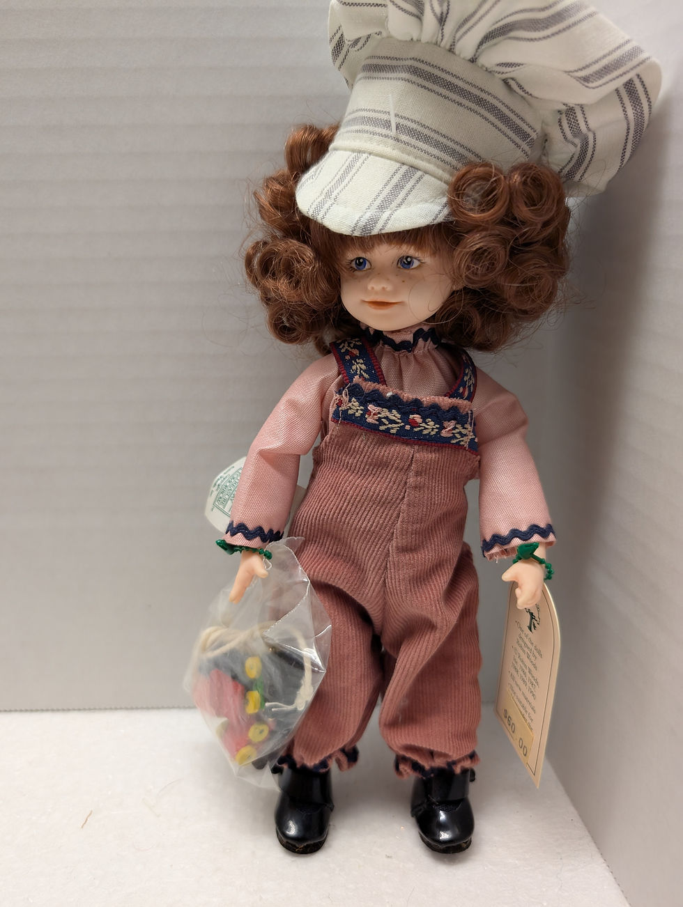 Thumbnail: Robin Woods Ellen The Conductor 8" Vinyl Doll 26847