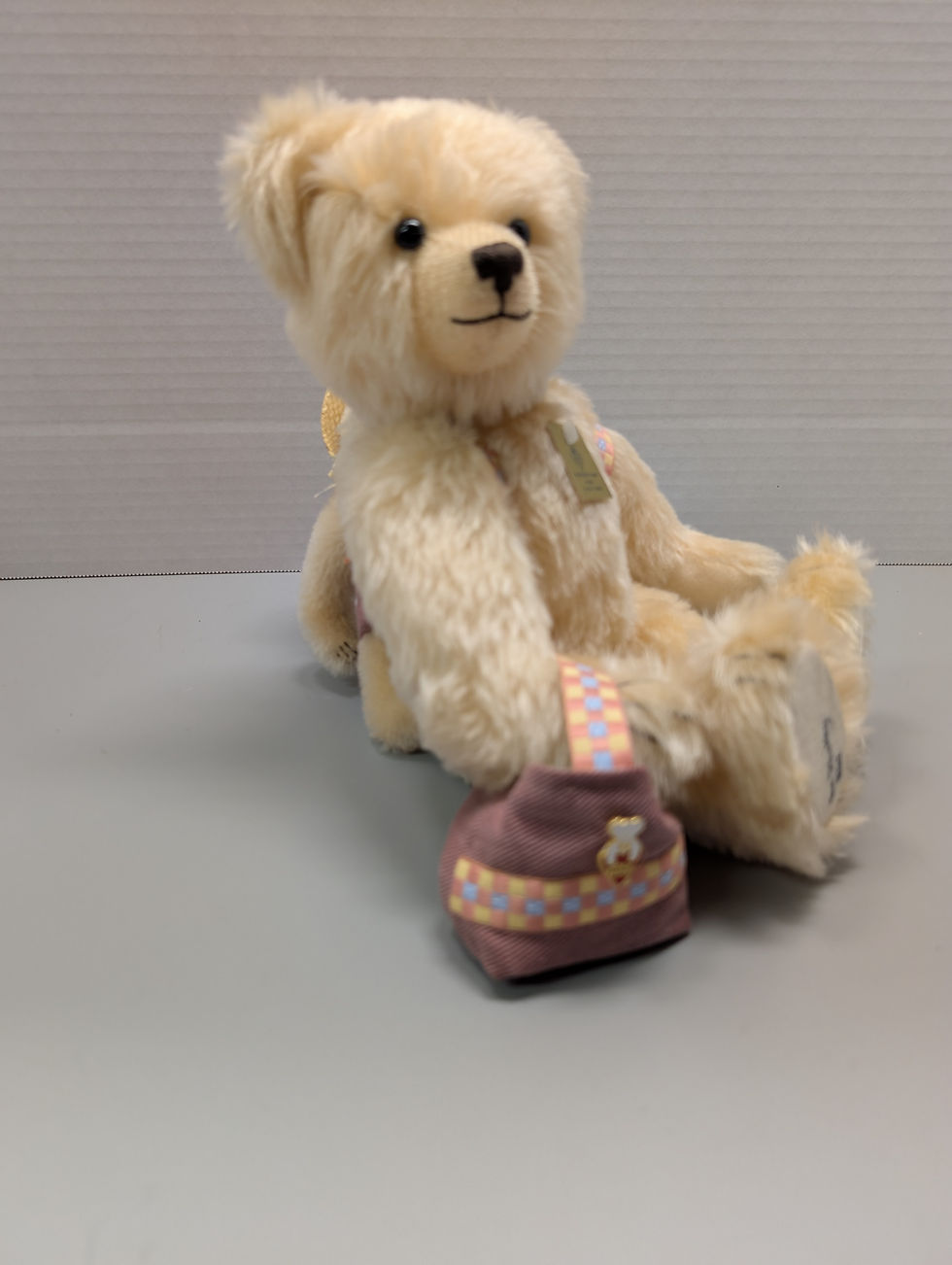 Thumbnail: Artist Nostalgic Bear Vacation Bear 12 Backpack Bear by Sue& Randall Foskey