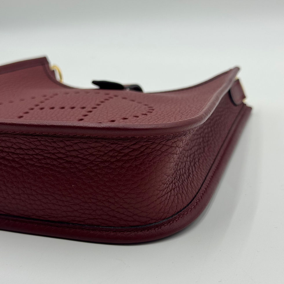 Thumbnail: Brand New | Hermès TPM Evelyn Rouge H in Clemence Leather GHW Stamp K (2025)