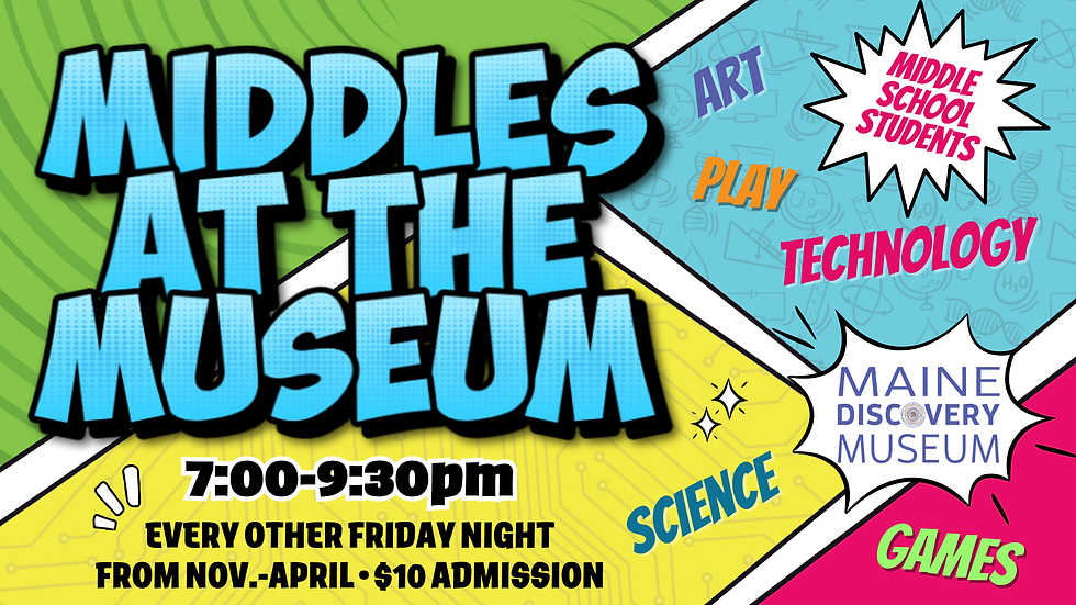 Middles at the Museum starting November 7th!