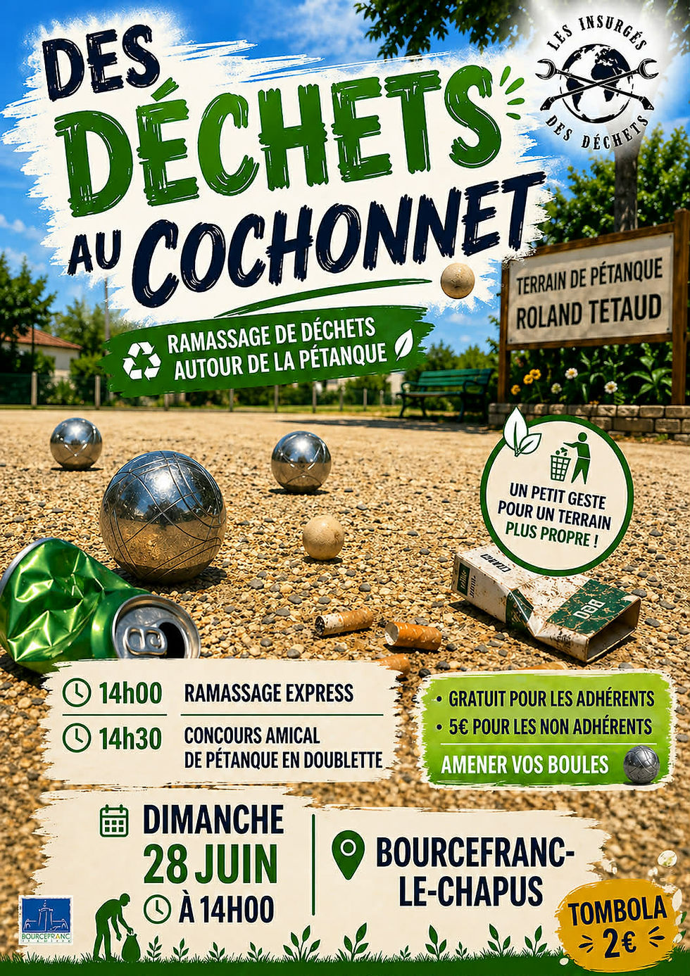 éco pétanque ramassage express