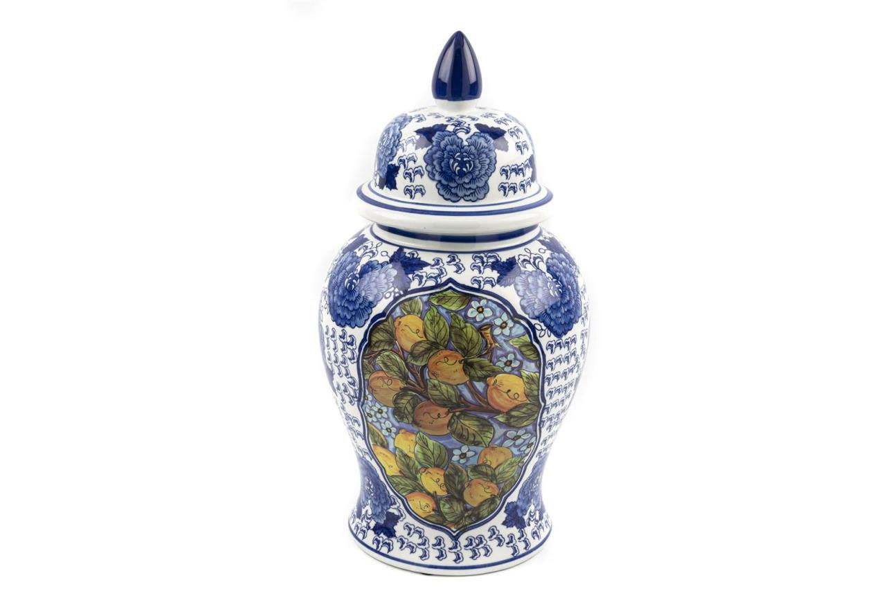 Mavi Limon Seramik Küp 46cm