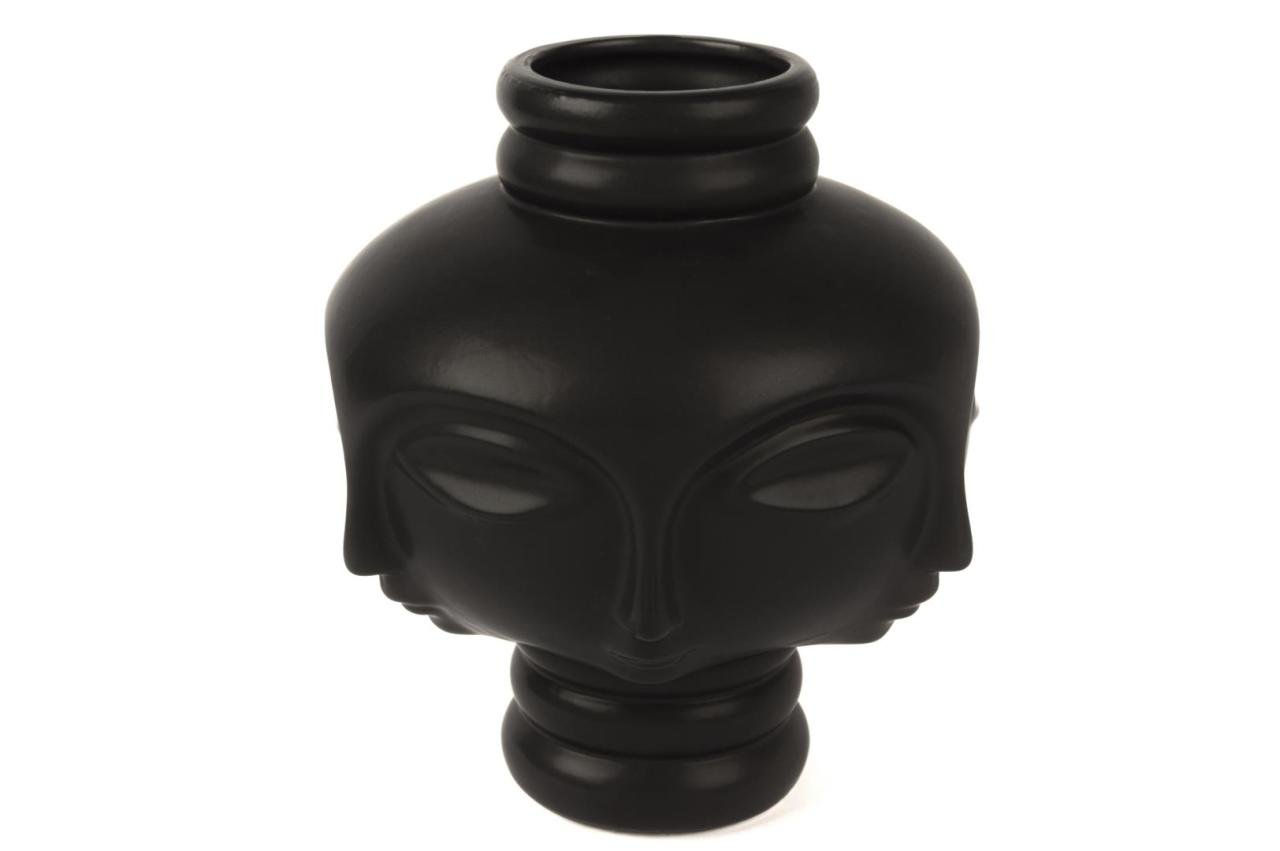 Luis Siyah Vazo 23x23cm