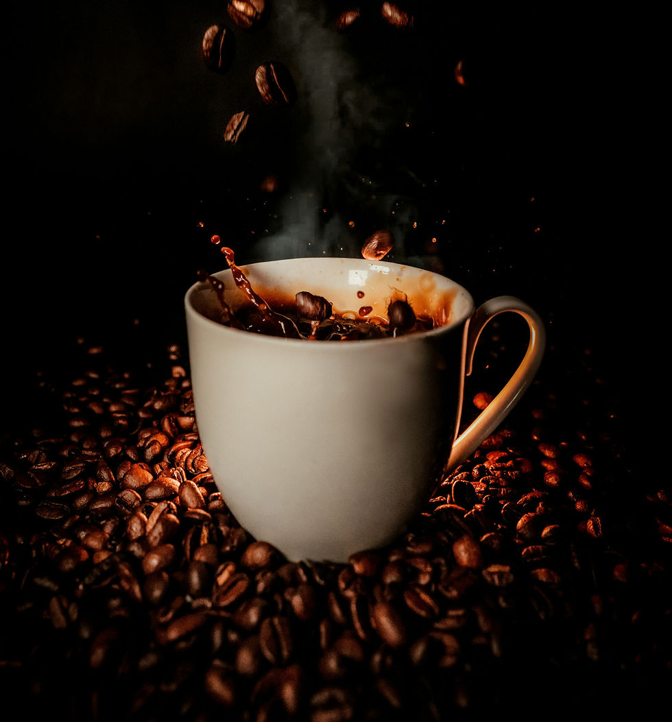 Above: Coffee, fast music and relative quiet are the perfect writing ingredients for Joel [Photo by Ante Samarzija on Unsplash].