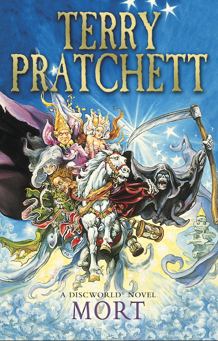 Above: Terry Pratchett's Mort; "grotesque, like a Goya painting, but oddly compelling".
