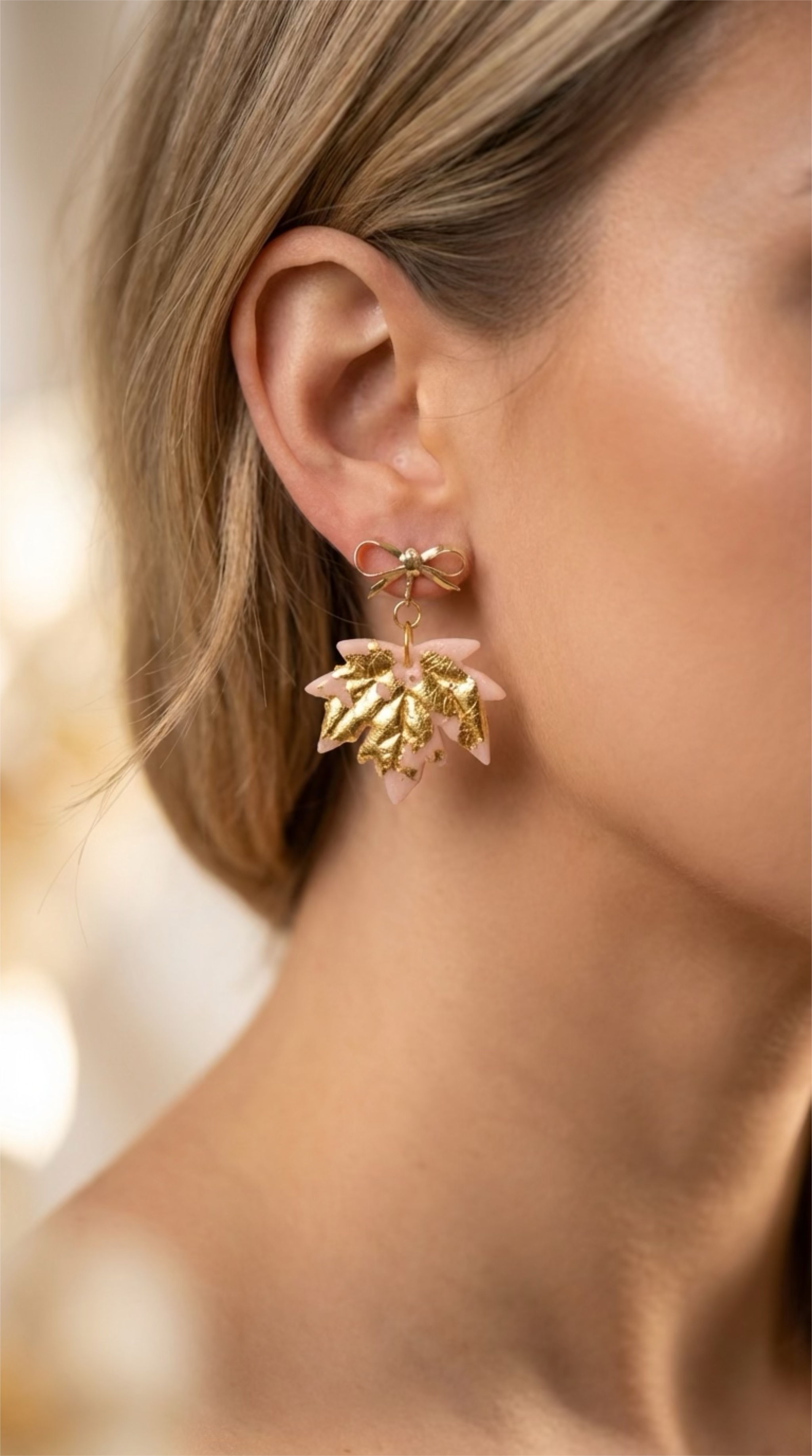 Pudra Işıltısı Küpe