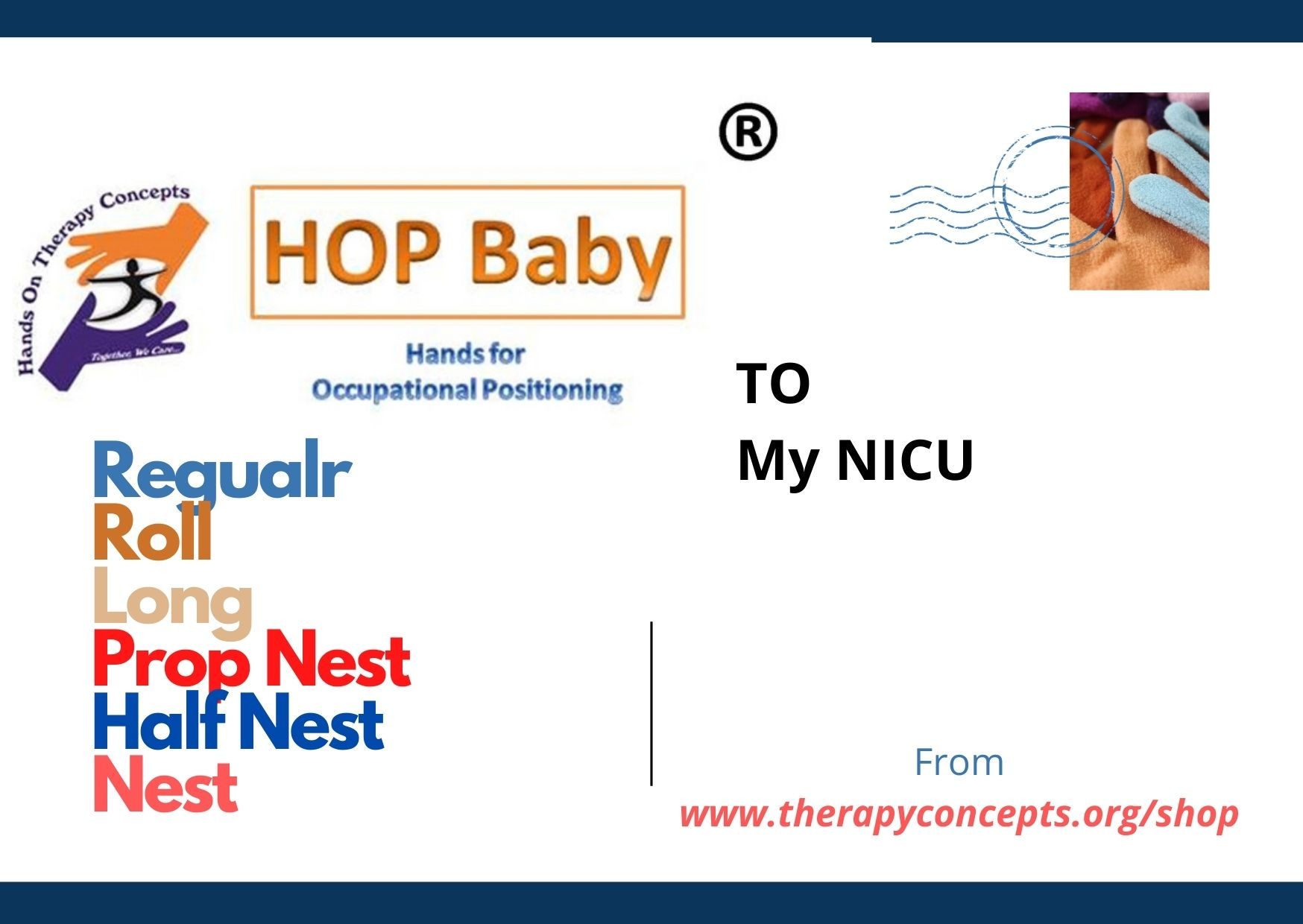 Post card design for the nest