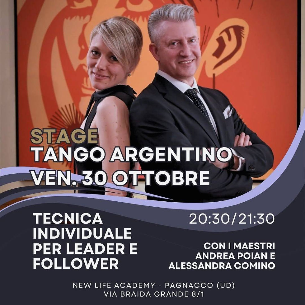 Stage di Tecnica Individuale per Leader & Follower