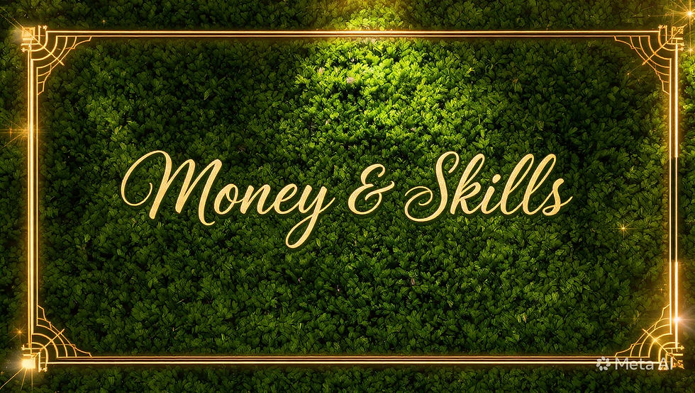 money and skills button icon
