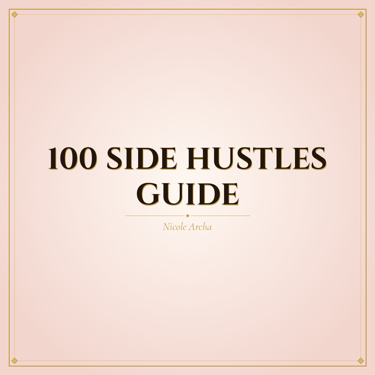 100 Side Hustles Guide: 100 Real Ways to Make Money (Instant Download)