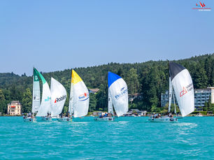 Fünf J/70 Boote auf dem Wörthersee