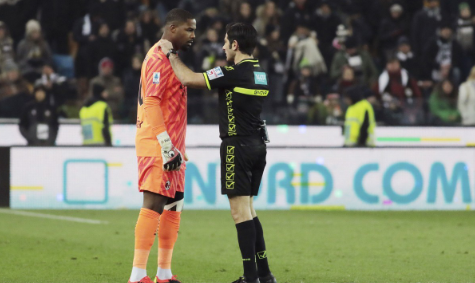 'AC밀란 메냥에 인종차별' 우디네세, 1경기 무관중 징계