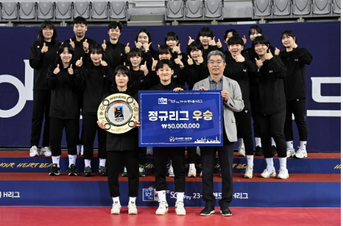 핸드볼 H리그 3라운드 여자부 MVP에 경남개발공사 오사라