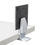 Thumbnail: Screen Clamp Bracket Mount Workstation Desk Privacy Partition Divider Between Worktop Metal Fastener Holder Adjustable White