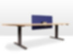 PET Pressed Screen Panel Partition Divider Workstation Desk Screen Recycled Plastic Embossed Colourful Clamp Acoustic