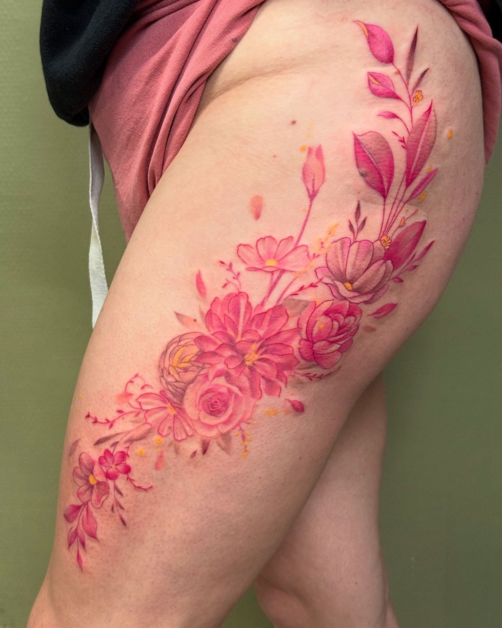 RoseRed Tattoo .Montoir de Bretagne 44 . Collectif Tatoueurs tatouages France