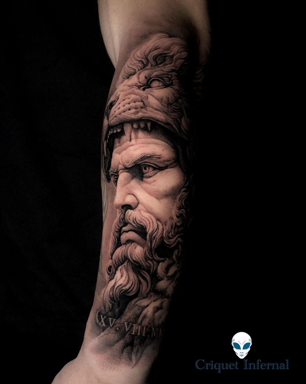 tatouage barbu