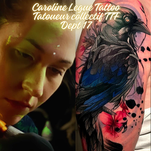 Caroline Legue. Tatoueuse Saintes. Collectif Tatoueurs tatouages france